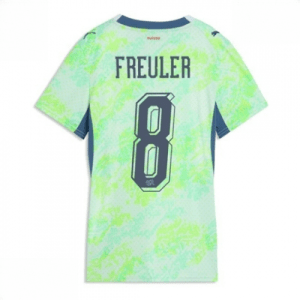 Echipament fotbal Elveția Remo Freuler #8 Tricou Deplasare Mondial 2026 pentru femei maneca scurta