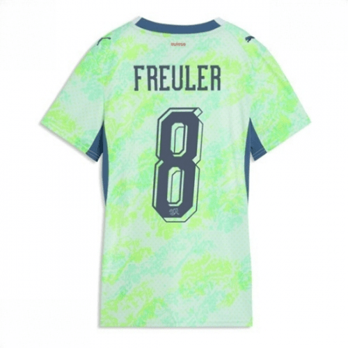 Echipament fotbal Elveția Remo Freuler #8 Tricou Deplasare Mondial 2026 pentru femei maneca scurta 1 Echipament fotbal Elveția Remo Freuler #8 Tricou Deplasare Mondial 2026 pentru femei maneca scurta