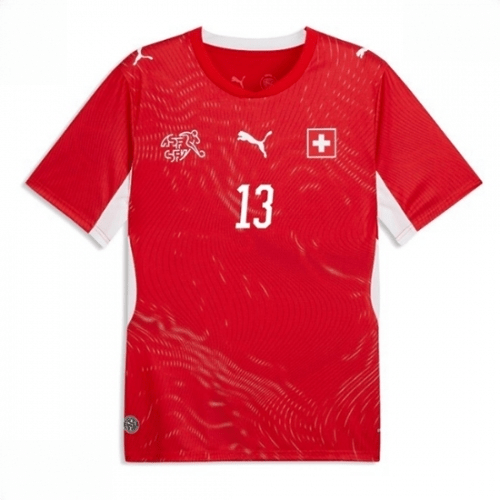 Echipament fotbal Elveția Ricardo Rodriguez #13 Tricou Acasa Mondial 2026 maneca scurta 2 Echipament fotbal Elveția Ricardo Rodriguez #13 Tricou Acasa Mondial 2026 maneca scurta - imagine 2