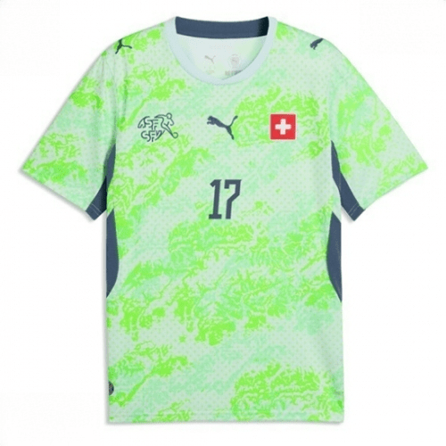 Echipament fotbal Elveția Ruben Vargas #17 Tricou Deplasare Mondial 2026 maneca scurta 2 Echipament fotbal Elveția Ruben Vargas #17 Tricou Deplasare Mondial 2026 maneca scurta - imagine 2