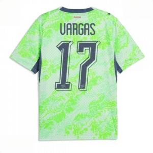 Echipament fotbal Elveția Ruben Vargas #17 Tricou Deplasare Mondial 2026 maneca scurta