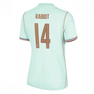 Echipament fotbal Franța Adrien Rabiot #14 Tricou Deplasare Mondial 2026 pentru femei maneca scurta
