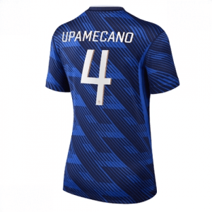 Echipament fotbal Franța Dayot Upamecano #4 Tricou Acasa Mondial 2026 pentru femei maneca scurta