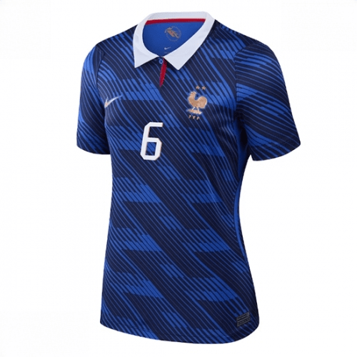 Echipament fotbal Franța Eduardo Camavinga #6 Tricou Acasa Mondial 2026 pentru femei maneca scurta 2 Echipament fotbal Franța Eduardo Camavinga #6 Tricou Acasa Mondial 2026 pentru femei maneca scurta - imagine 2