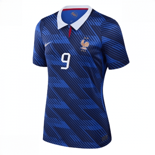 Echipament fotbal Franța Marcus Thuram #9 Tricou Acasa Mondial 2026 pentru femei maneca scurta 2 Echipament fotbal Franța Marcus Thuram #9 Tricou Acasa Mondial 2026 pentru femei maneca scurta - imagine 2