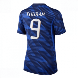 Echipament fotbal Franța Marcus Thuram #9 Tricou Acasa Mondial 2026 pentru femei maneca scurta