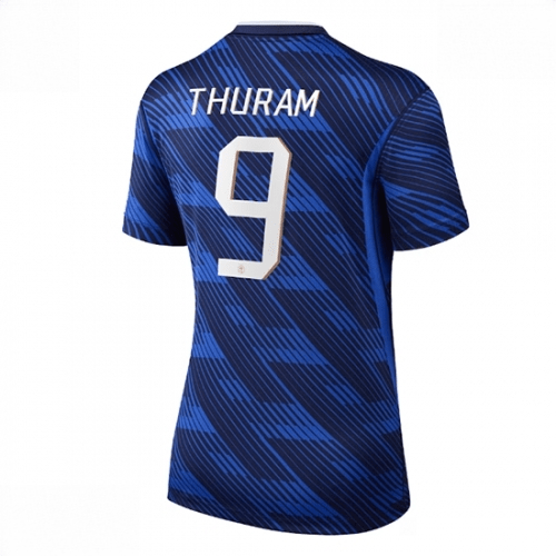 Echipament fotbal Franța Marcus Thuram #9 Tricou Acasa Mondial 2026 pentru femei maneca scurta 1 Echipament fotbal Franța Marcus Thuram #9 Tricou Acasa Mondial 2026 pentru femei maneca scurta