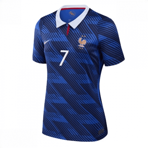Echipament fotbal Franța Ousmane Dembele #7 Tricou Acasa Mondial 2026 pentru femei maneca scurta 2 Echipament fotbal Franța Ousmane Dembele #7 Tricou Acasa Mondial 2026 pentru femei maneca scurta - imagine 2