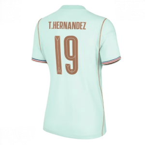 Echipament fotbal Franța Theo Hernandez #19 Tricou Deplasare Mondial 2026 pentru femei maneca scurta