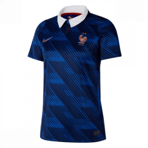 Echipament fotbal Franța Tricou Acasa Mondial 2026 pentru femei maneca scurta