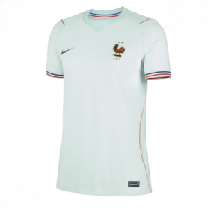 Echipament fotbal Franța Tricou Deplasare Mondial 2026 pentru femei maneca scurta