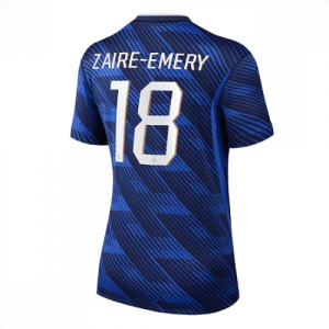Echipament fotbal Franța Warren Zaire-Emery #18 Tricou Acasa Mondial 2026 pentru femei maneca scurta