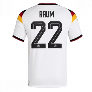 Echipament fotbal Germania David Raum #22 Tricou Acasa Mondial 2026 maneca scurta
