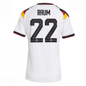 Echipament fotbal Germania David Raum #22 Tricou Acasa Mondial 2026 pentru femei maneca scurta