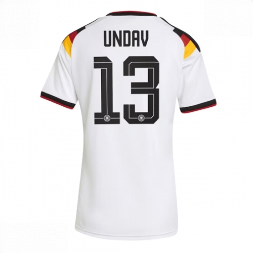 Echipament fotbal Germania Deniz Undav #13 Tricou Acasa Mondial 2026 pentru femei maneca scurta 1 Echipament fotbal Germania Deniz Undav #13 Tricou Acasa Mondial 2026 pentru femei maneca scurta