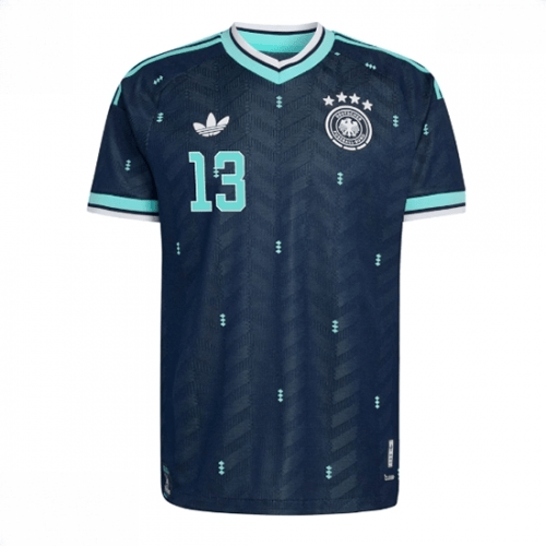 Echipament fotbal Germania Deniz Undav #13 Tricou Deplasare Mondial 2026 maneca scurta 2 Echipament fotbal Germania Deniz Undav #13 Tricou Deplasare Mondial 2026 maneca scurta - imagine 2