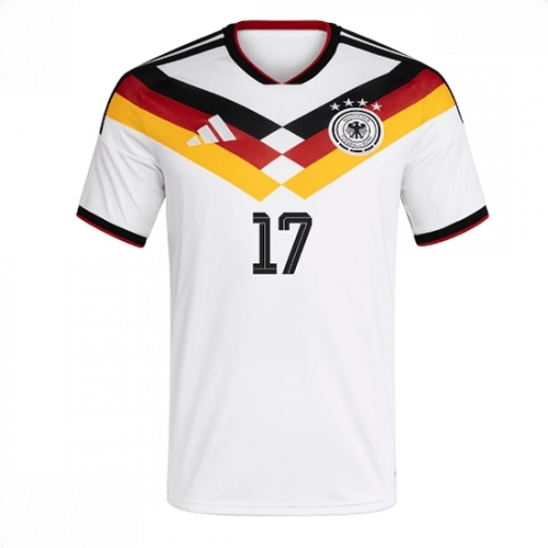 Echipament fotbal Germania Florian Wirtz #17 Tricou Acasa Mondial 2026 maneca scurta 2 Echipament fotbal Germania Florian Wirtz #17 Tricou Acasa Mondial 2026 maneca scurta - imagine 2