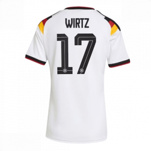 Echipament fotbal Germania Florian Wirtz #17 Tricou Acasa Mondial 2026 pentru femei maneca scurta