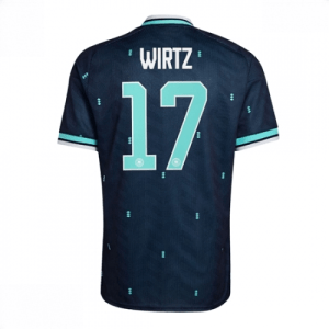 Echipament fotbal Germania Florian Wirtz #17 Tricou Deplasare Mondial 2026 maneca scurta