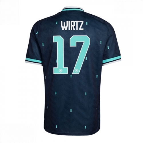 Echipament fotbal Germania Florian Wirtz #17 Tricou Deplasare Mondial 2026 maneca scurta 1 Echipament fotbal Germania Florian Wirtz #17 Tricou Deplasare Mondial 2026 maneca scurta
