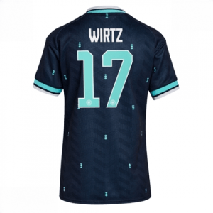 Echipament fotbal Germania Florian Wirtz #17 Tricou Deplasare Mondial 2026 pentru femei maneca scurta