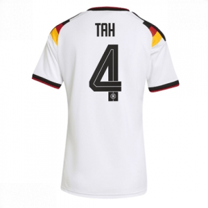 Echipament fotbal Germania Jonathan Tah #4 Tricou Acasa Mondial 2026 pentru femei maneca scurta