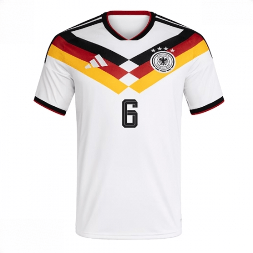 Echipament fotbal Germania Joshua Kimmich #6 Tricou Acasa Mondial 2026 maneca scurta 2 Echipament fotbal Germania Joshua Kimmich #6 Tricou Acasa Mondial 2026 maneca scurta - imagine 2