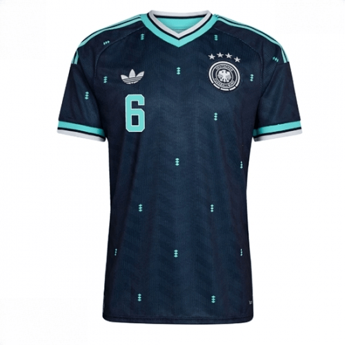 Echipament fotbal Germania Joshua Kimmich #6 Tricou Deplasare Mondial 2026 maneca scurta 2 Echipament fotbal Germania Joshua Kimmich #6 Tricou Deplasare Mondial 2026 maneca scurta - imagine 2