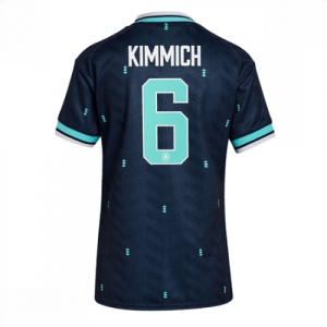 Echipament fotbal Germania Joshua Kimmich #6 Tricou Deplasare Mondial 2026 pentru femei maneca scurta