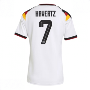 Echipament fotbal Germania Kai Havertz #7 Tricou Acasa Mondial 2026 pentru femei maneca scurta