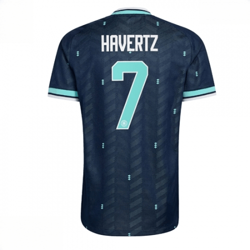 Echipament fotbal Germania Kai Havertz #7 Tricou Deplasare Mondial 2026 maneca scurta 1 Echipament fotbal Germania Kai Havertz #7 Tricou Deplasare Mondial 2026 maneca scurta