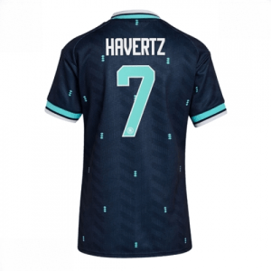 Echipament fotbal Germania Kai Havertz #7 Tricou Deplasare Mondial 2026 pentru femei maneca scurta