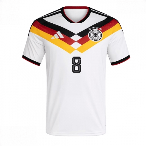 Echipament fotbal Germania Leon Goretzka #8 Tricou Acasa Mondial 2026 maneca scurta 2 Echipament fotbal Germania Leon Goretzka #8 Tricou Acasa Mondial 2026 maneca scurta - imagine 2