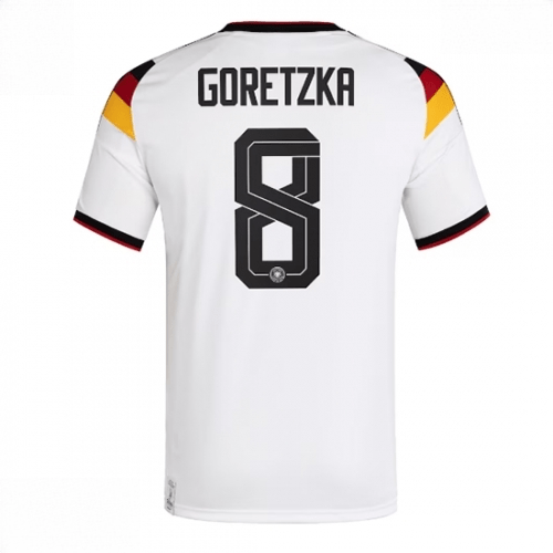 Echipament fotbal Germania Leon Goretzka #8 Tricou Acasa Mondial 2026 maneca scurta 1 Echipament fotbal Germania Leon Goretzka #8 Tricou Acasa Mondial 2026 maneca scurta