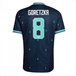 Echipament fotbal Germania Leon Goretzka #8 Tricou Deplasare Mondial 2026 maneca scurta