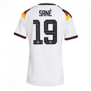 Echipament fotbal Germania Leroy Sane #19 Tricou Acasa Mondial 2026 pentru femei maneca scurta