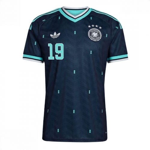 Echipament fotbal Germania Leroy Sane #19 Tricou Deplasare Mondial 2026 maneca scurta 2 Echipament fotbal Germania Leroy Sane #19 Tricou Deplasare Mondial 2026 maneca scurta - imagine 2