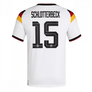 Echipament fotbal Germania Nico Schlotterbeck #15 Tricou Acasa Mondial 2026 maneca scurta