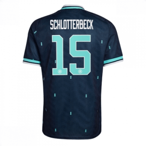 Echipament fotbal Germania Nico Schlotterbeck #15 Tricou Deplasare Mondial 2026 maneca scurta