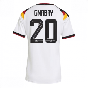 Echipament fotbal Germania Serge Gnabry #20 Tricou Acasa Mondial 2026 pentru femei maneca scurta
