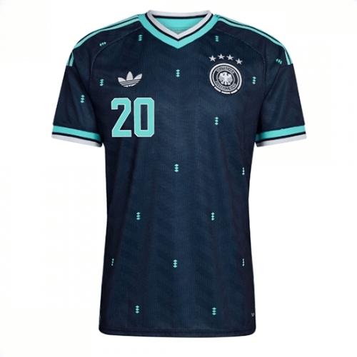 Echipament fotbal Germania Serge Gnabry #20 Tricou Deplasare Mondial 2026 maneca scurta 2 Echipament fotbal Germania Serge Gnabry #20 Tricou Deplasare Mondial 2026 maneca scurta - imagine 2