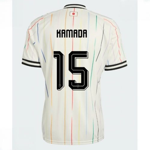 Echipament fotbal Japonia Daichi Kamada #15 Tricou Deplasare Mondial 2026 maneca scurta 1 Echipament fotbal Japonia Daichi Kamada #15 Tricou Deplasare Mondial 2026 maneca scurta