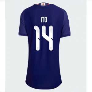 Echipament fotbal Japonia Junya Ito #14 Tricou Acasa Mondial 2026 pentru femei maneca scurta