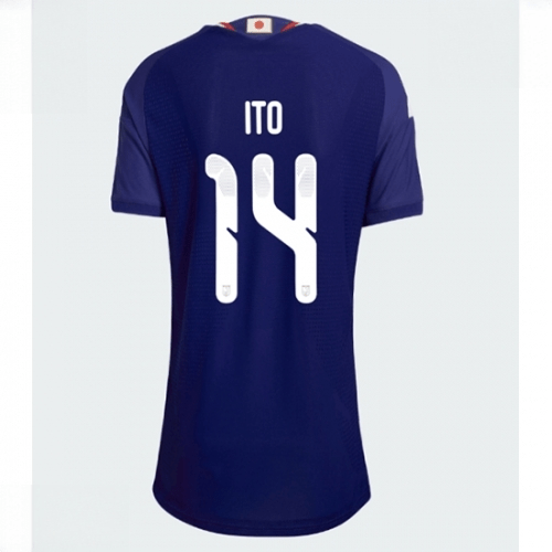 Echipament fotbal Japonia Junya Ito #14 Tricou Acasa Mondial 2026 pentru femei maneca scurta 1 Echipament fotbal Japonia Junya Ito #14 Tricou Acasa Mondial 2026 pentru femei maneca scurta