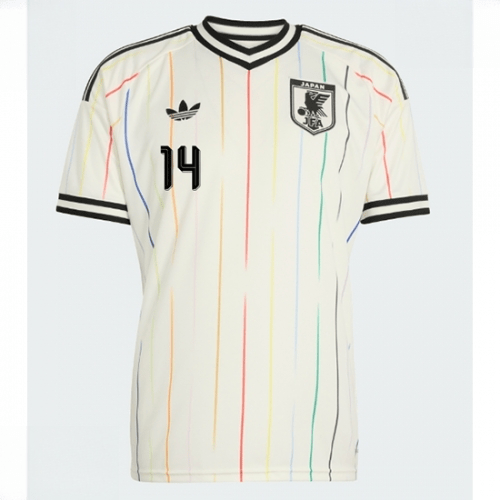 Echipament fotbal Japonia Junya Ito #14 Tricou Deplasare Mondial 2026 maneca scurta 2 Echipament fotbal Japonia Junya Ito #14 Tricou Deplasare Mondial 2026 maneca scurta - imagine 2