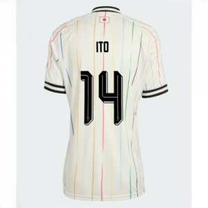 Echipament fotbal Japonia Junya Ito #14 Tricou Deplasare Mondial 2026 pentru femei maneca scurta