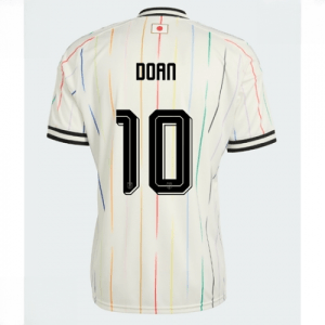 Echipament fotbal Japonia Ritsu Doan #10 Tricou Deplasare Mondial 2026 maneca scurta