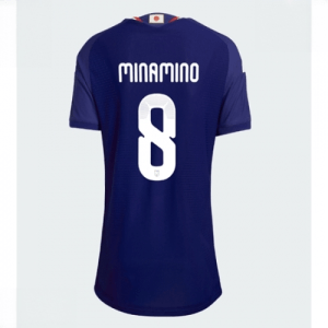 Echipament fotbal Japonia Takumi Minamino #8 Tricou Acasa Mondial 2026 pentru femei maneca scurta