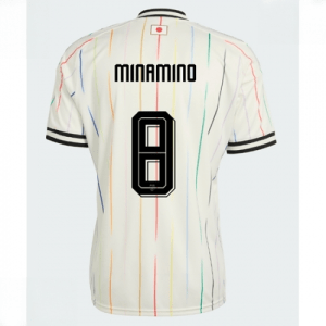Echipament fotbal Japonia Takumi Minamino #8 Tricou Deplasare Mondial 2026 maneca scurta