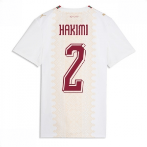 Echipament fotbal Maroc Achraf Hakimi #2 Tricou Deplasare Mondial 2026 pentru femei maneca scurta